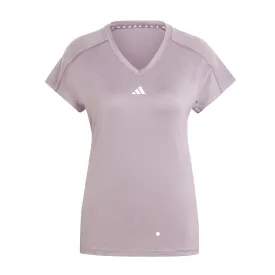 Adidas Aeroready Train Essentials Minimal Branding V-neck Women's Tee