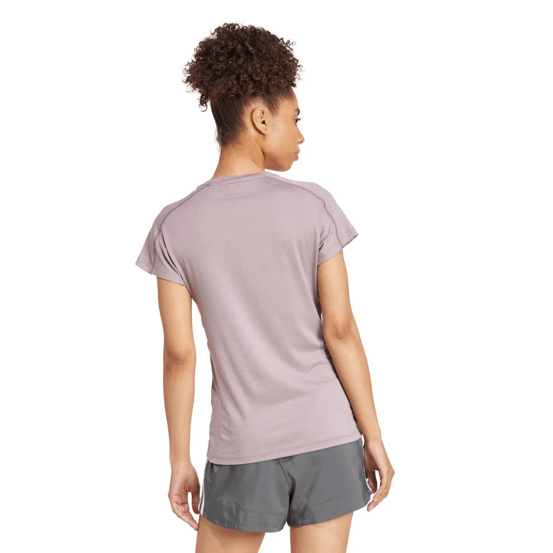 Adidas Aeroready Train Essentials Minimal Branding V-neck Women's Tee