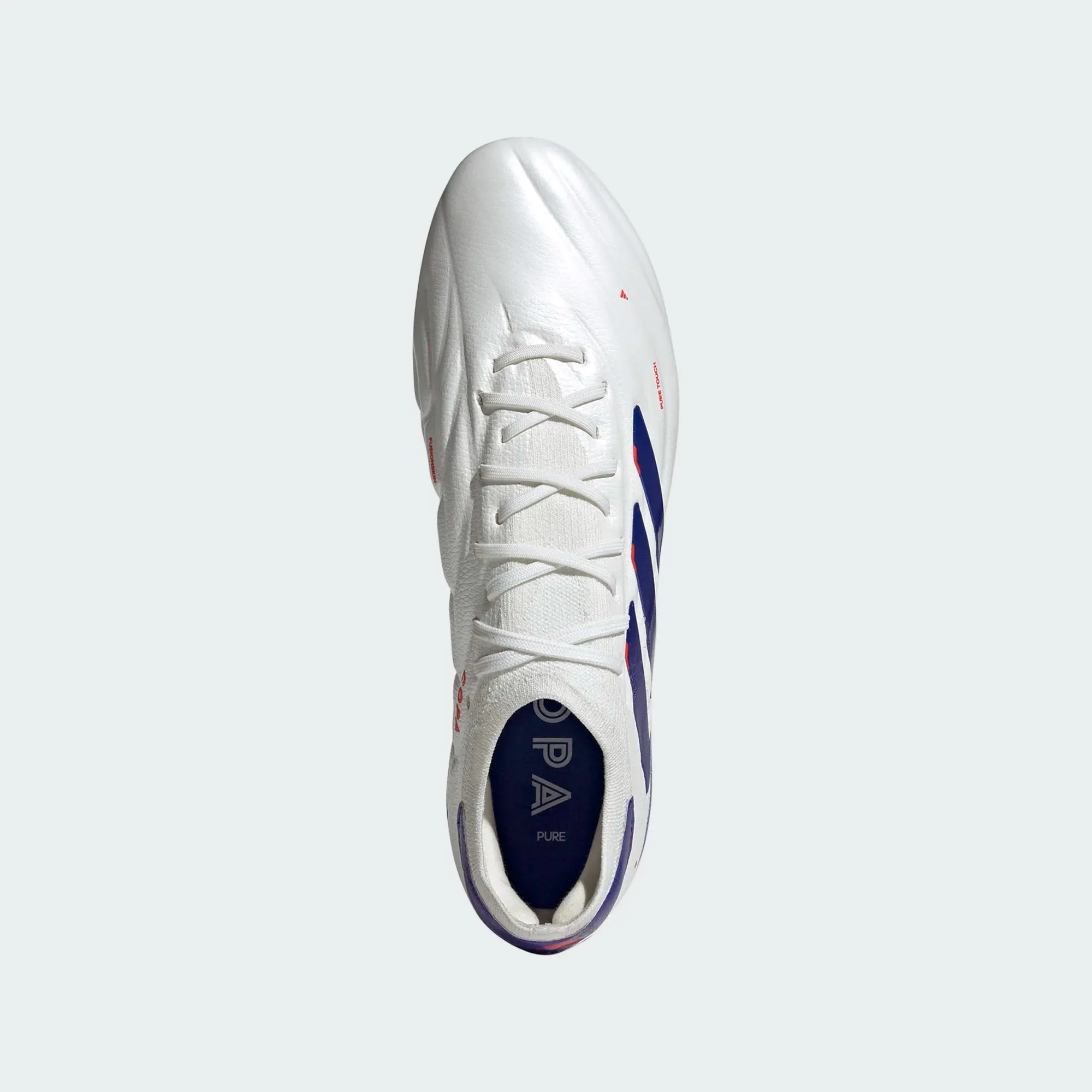 adidas Copa Pure 2 Elite KT FG Boots-White/Blue/Red