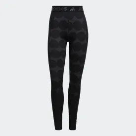 ADIDAS MARIMEKKO TECHFIT WOMEN'S LONG TIGHTS BLACK