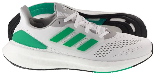 Adidas Mens Pureboost 22 White Court Green Black