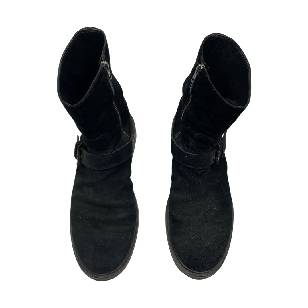 Ann Demeulemeester Suede Engineer Boots 12