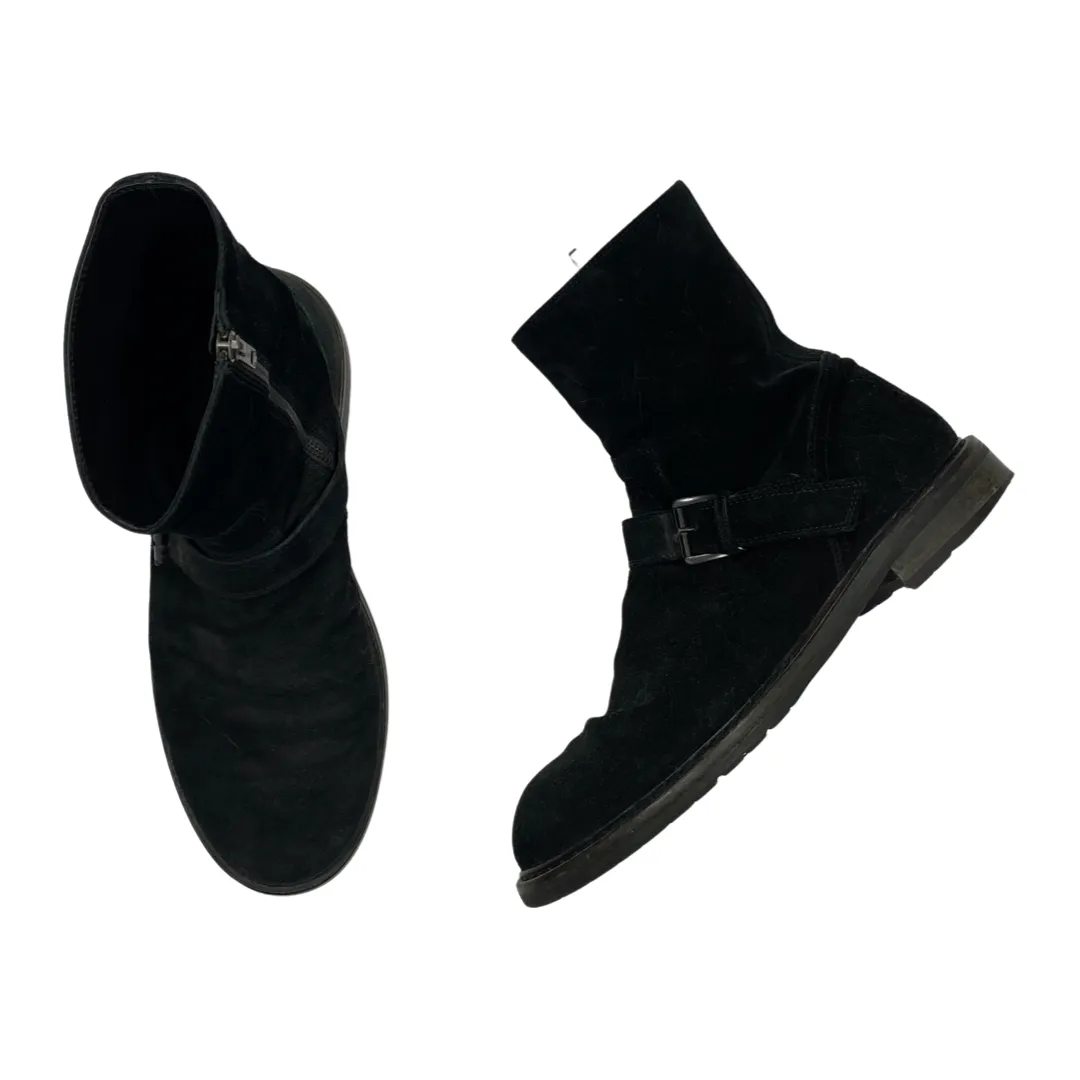 Ann Demeulemeester Suede Engineer Boots 12