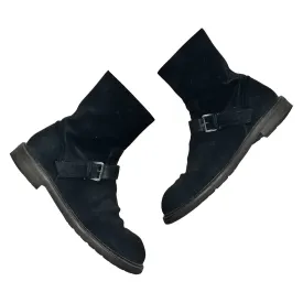 Ann Demeulemeester Suede Engineer Boots 12