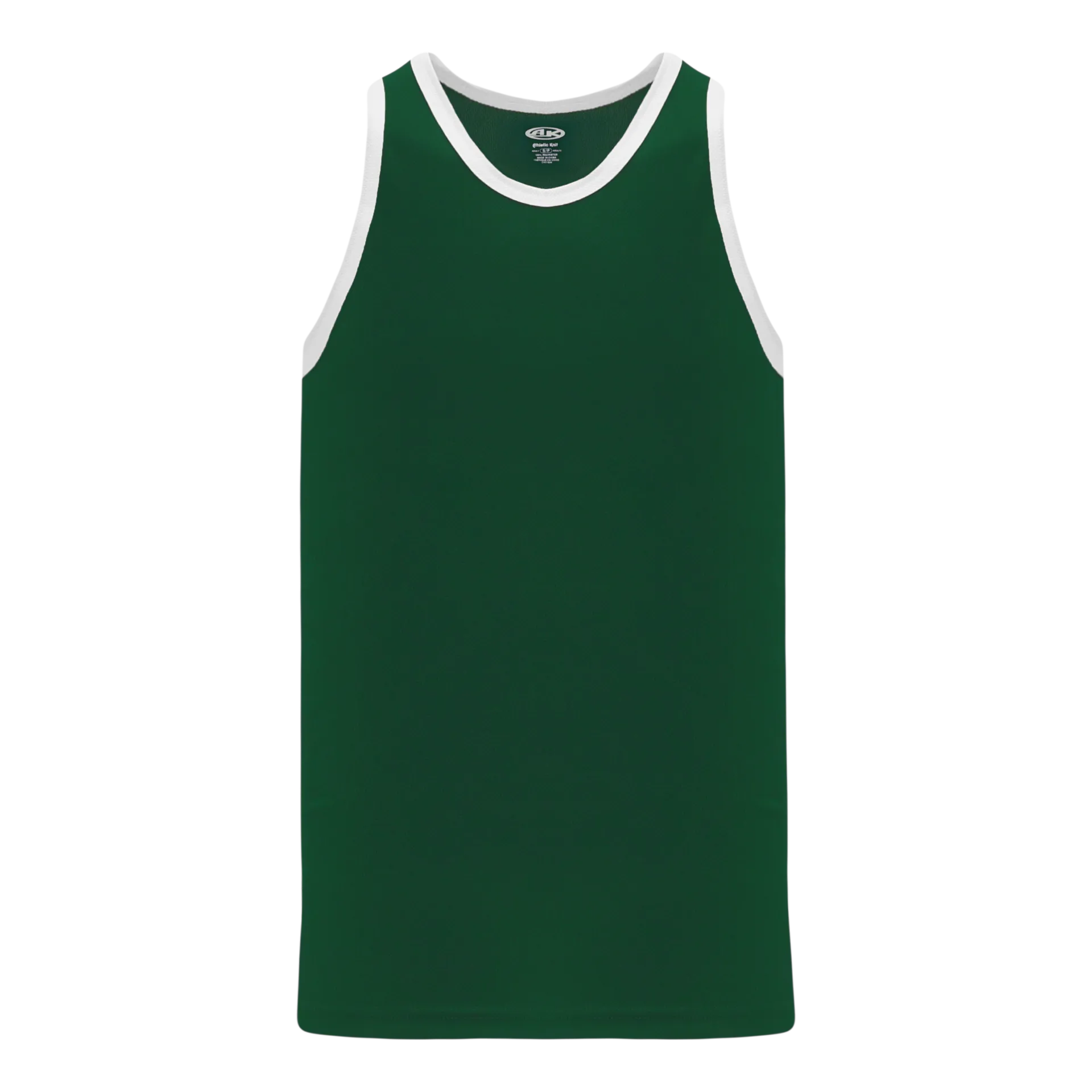 Athletic Knit (AK) B1325Y-260 Youth Dark Green/White League Basketball Jersey