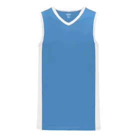 Athletic Knit (AK) B2115M-227 Mens Sky Blue/White Pro Basketball Jersey