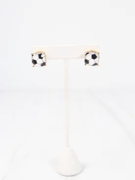 Beckham Soccer Stud Earring