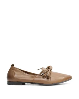 Bestie Flat Shoes | Tan