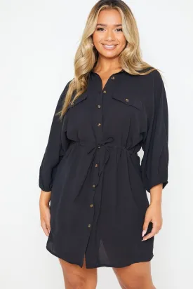 Black Shirt Dress