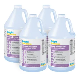 Bright Solutions® ‘Deep Extractor’ Carpet Extraction Cleaner (1 Gallon Bottles) - Case of 4