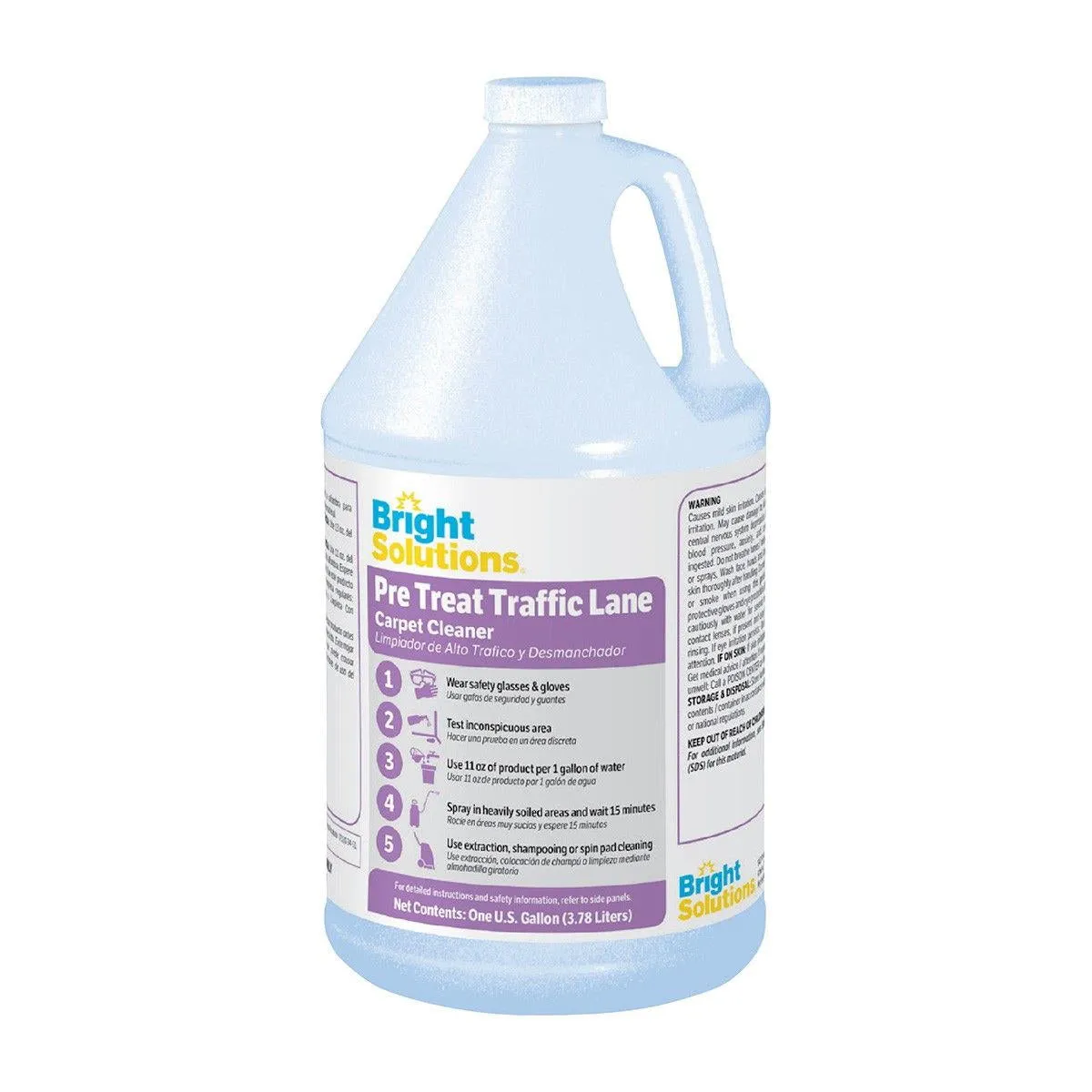 Bright Solutions® 'Pre Treat Traffic Lane' Carpet Cleaner (1 Gallon Bottles) - Case of 4