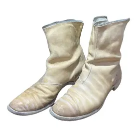 Carol Christian Poell AM/2095 Object Dyed Goodyear Weld Llama Leather Boots SS06 CCP SZ 7