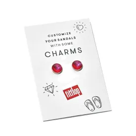 Fitflop Iqushion Crystal Round Charms 2-Pack