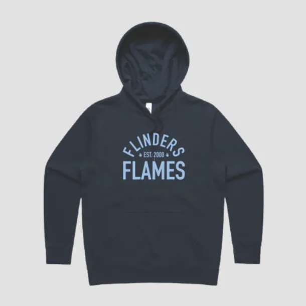 FLINDERS FLAMES WOMENS SOCCER CLUB  HOODY NAVY