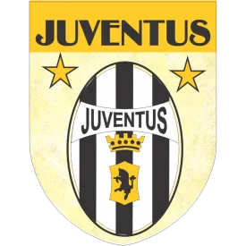 Juventus Soccer Team Flag Shield Style