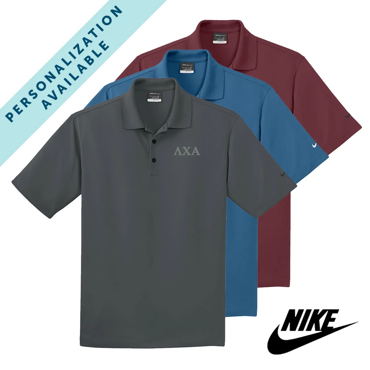 Lambda Chi Nike Embroidered Performance Polo