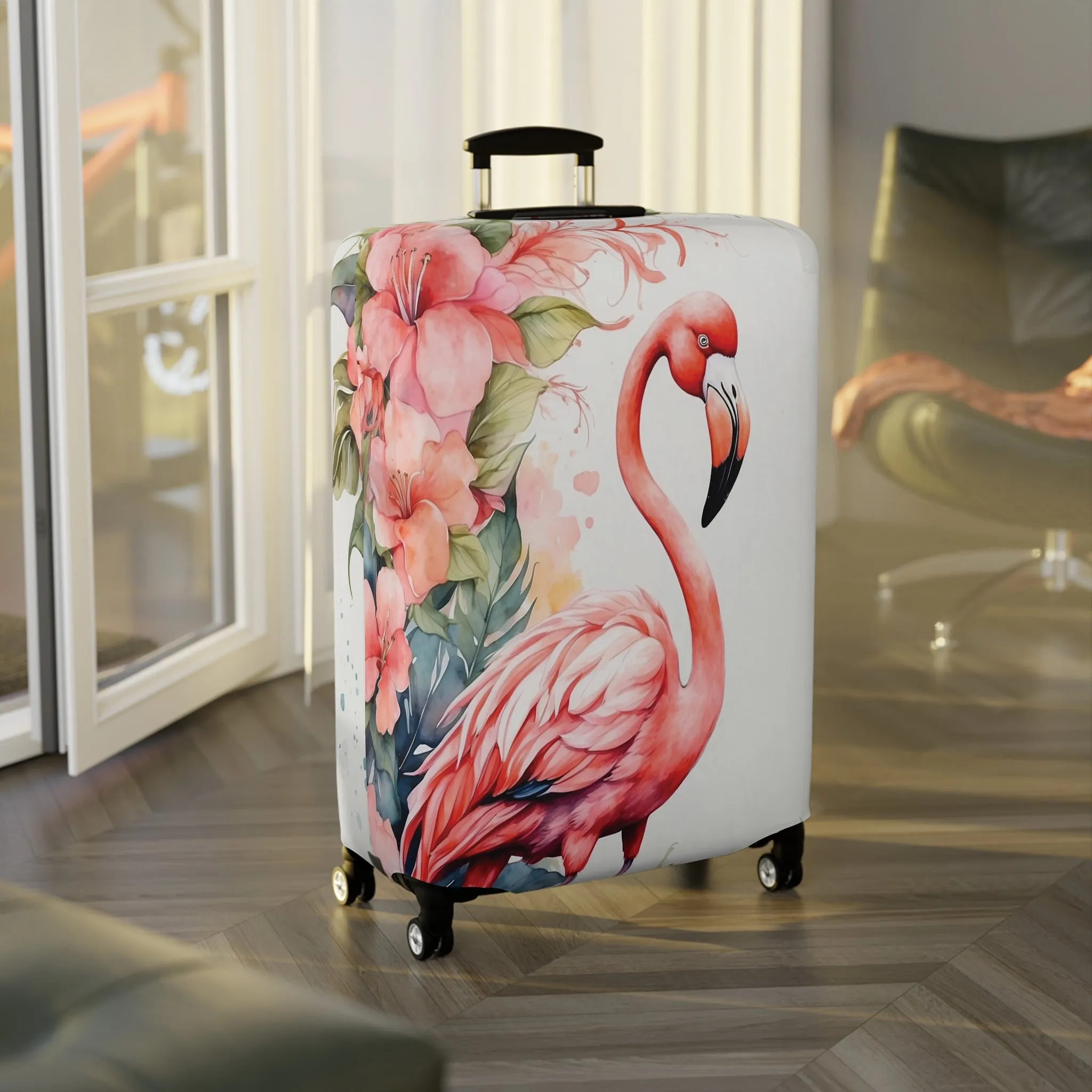 Luggage Cover, Flamingo, awd-702