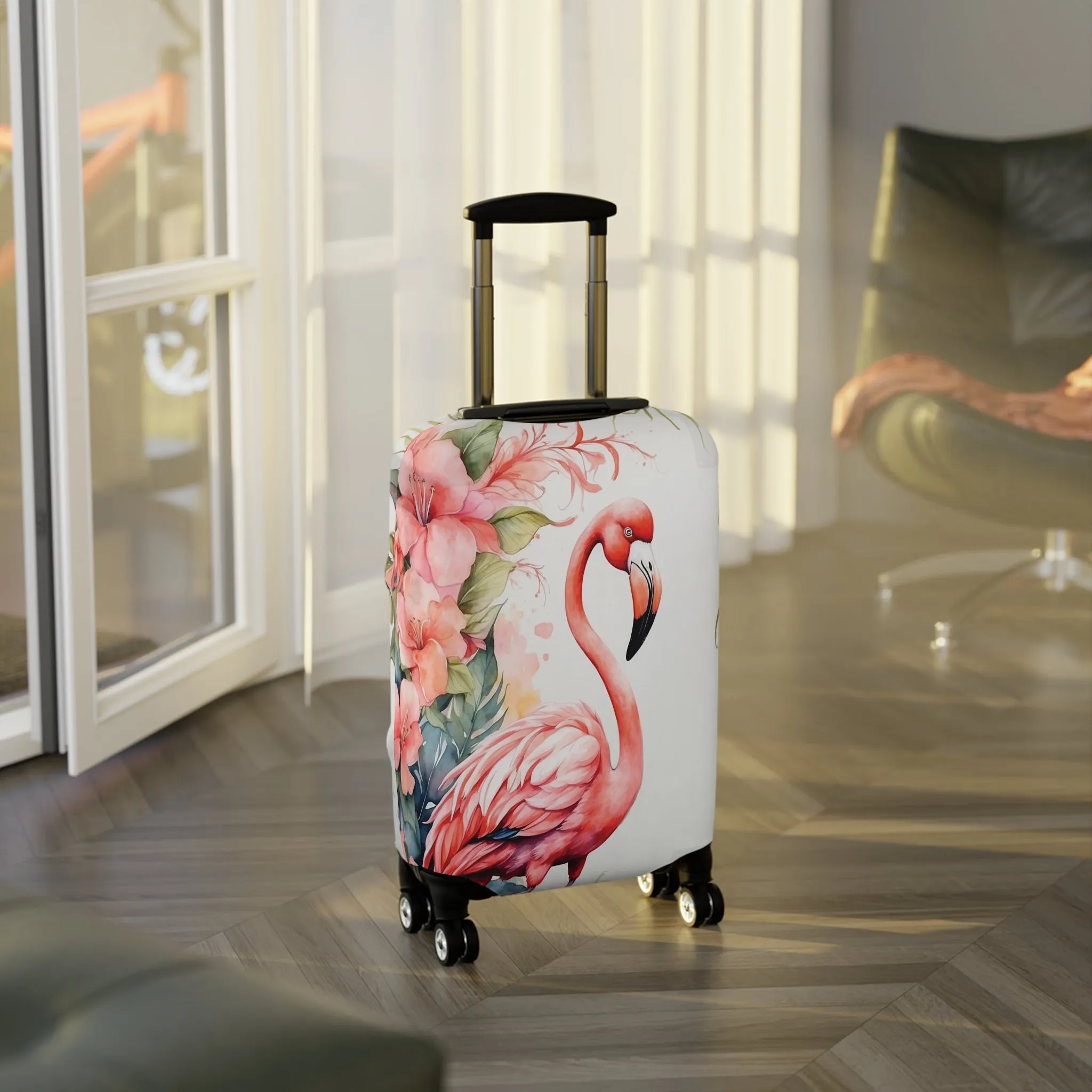 Luggage Cover, Flamingo, awd-702