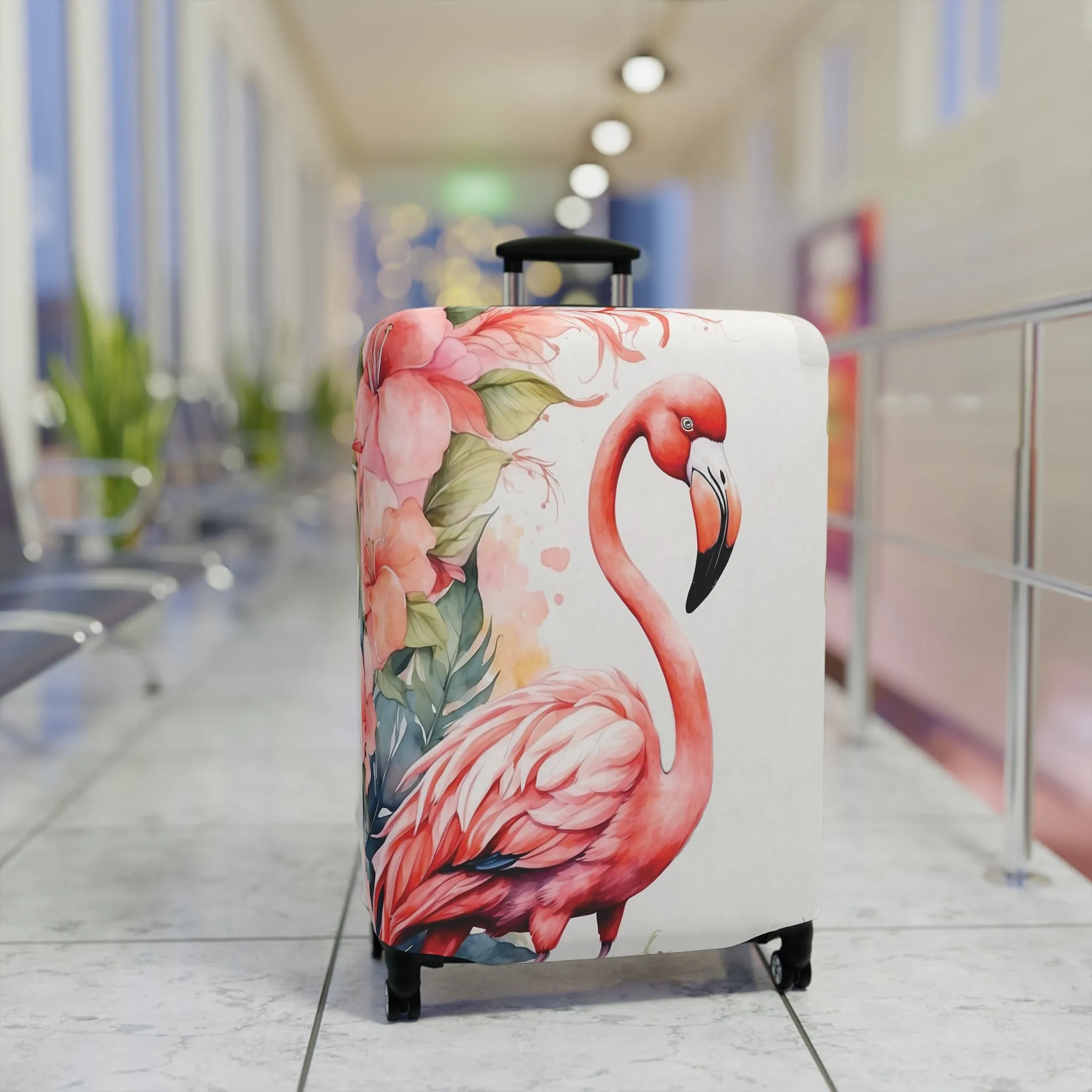 Luggage Cover, Flamingo, awd-702