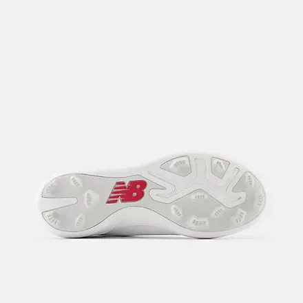 New Balance J4040v7 Rubber Molded Youth Cleat - White