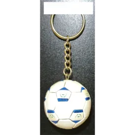 Nicaragua Soccer Ball Metal Key Chain