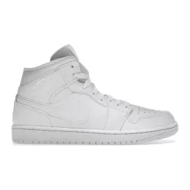 Nike Men's Air Jordan 1 Mid Shoes - All White