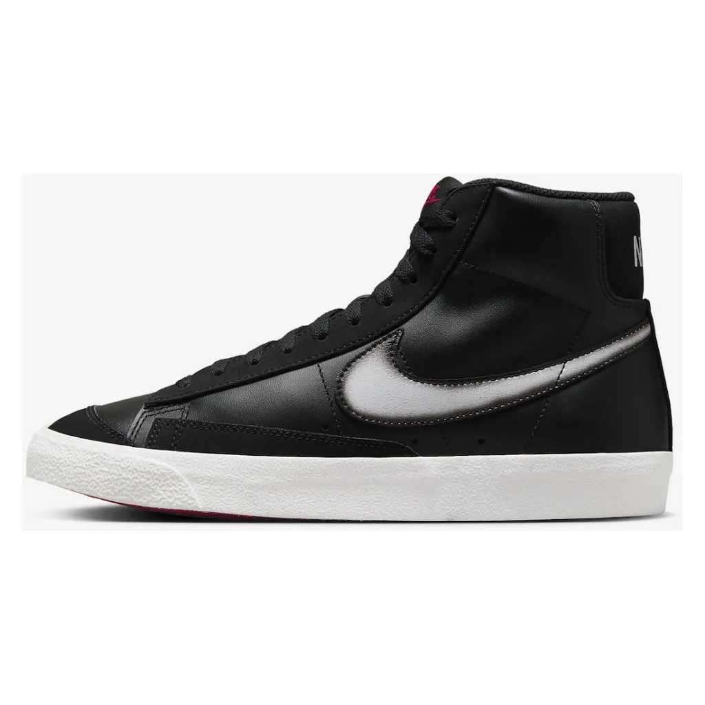 Nike Men's Blazer Mid '77 Vintage Nas Shoes - Black / Summit White / Noble Red