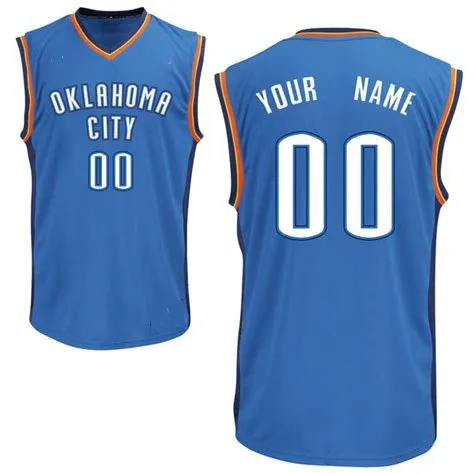 Oklahoma City Thunder Customizable Pro Style Basketball Jersey