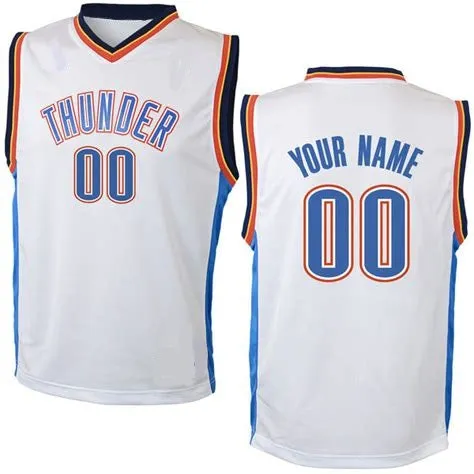 Oklahoma City Thunder Customizable Pro Style Basketball Jersey