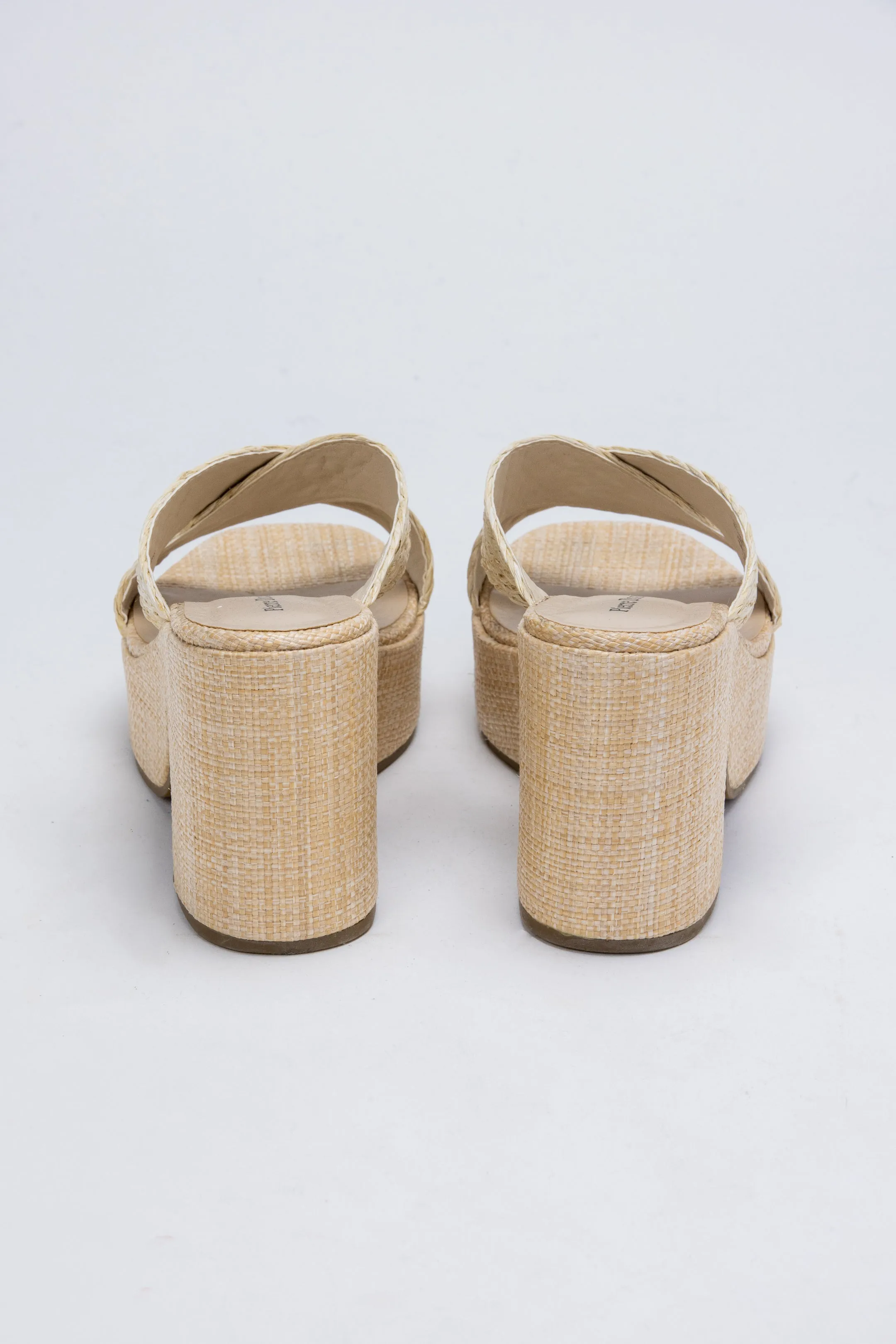 Pierre Dumas Cross Weave Picnic Basket Sandals