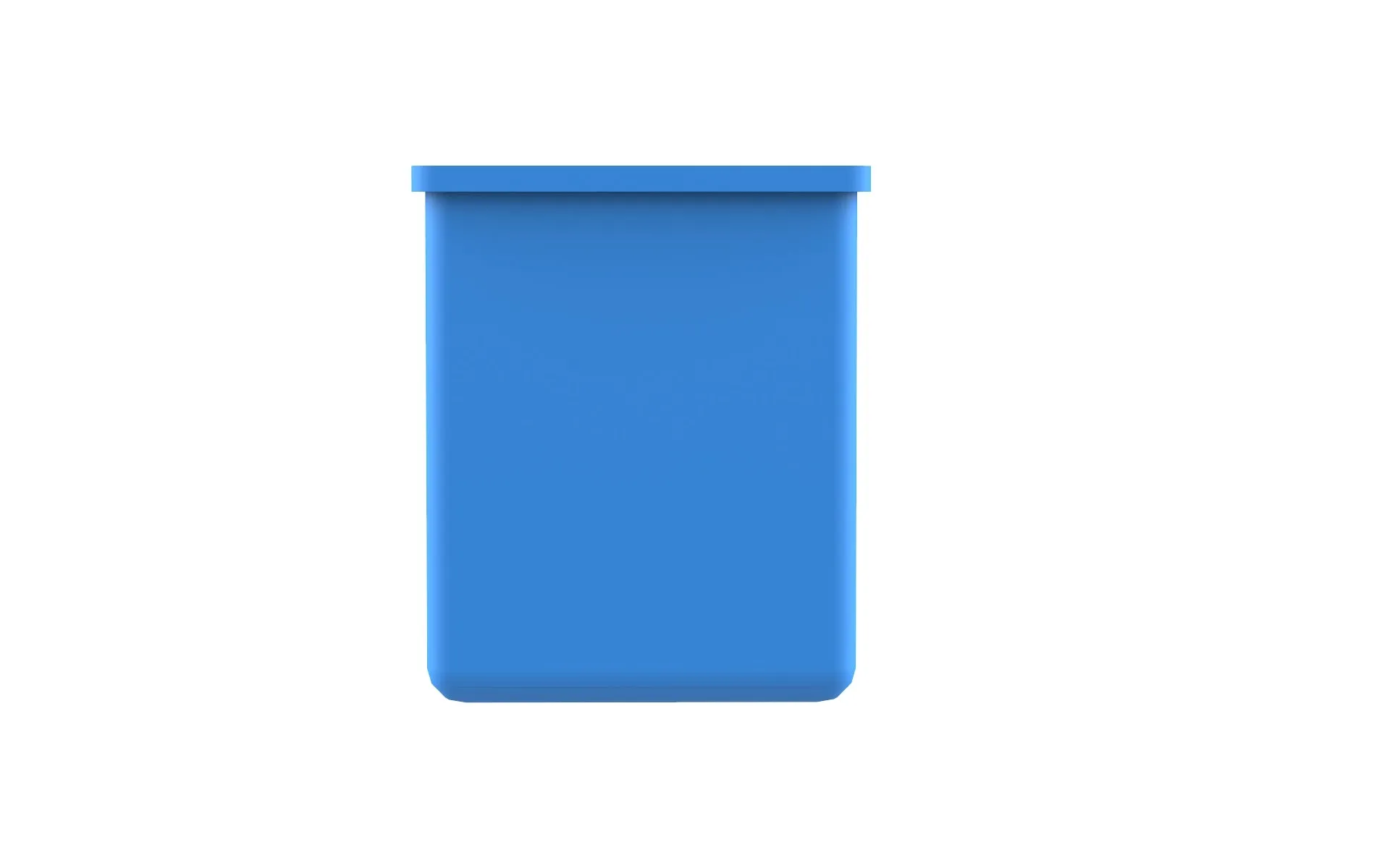 Rectangular 25L Pole Bin