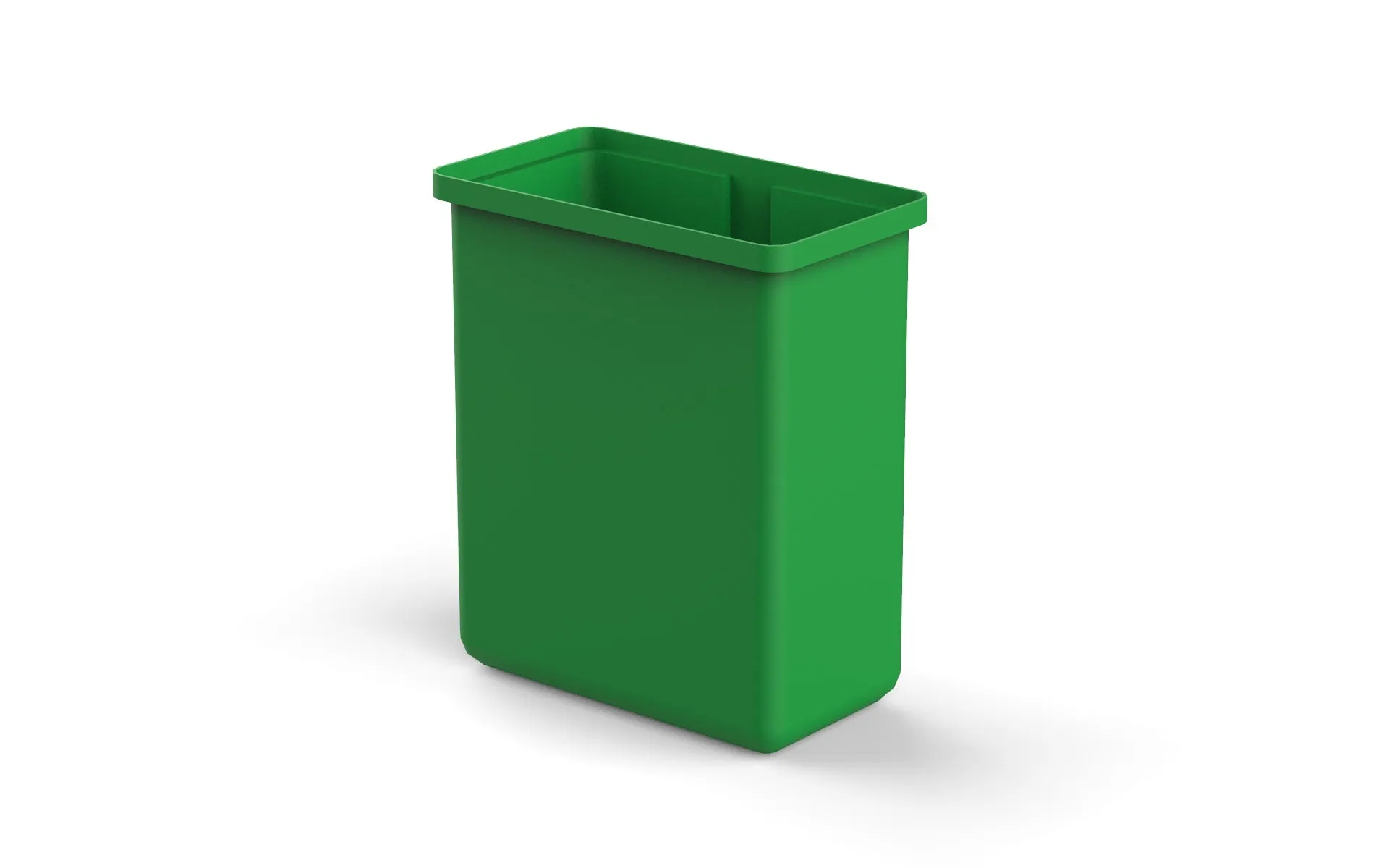 Rectangular 25L Pole Bin