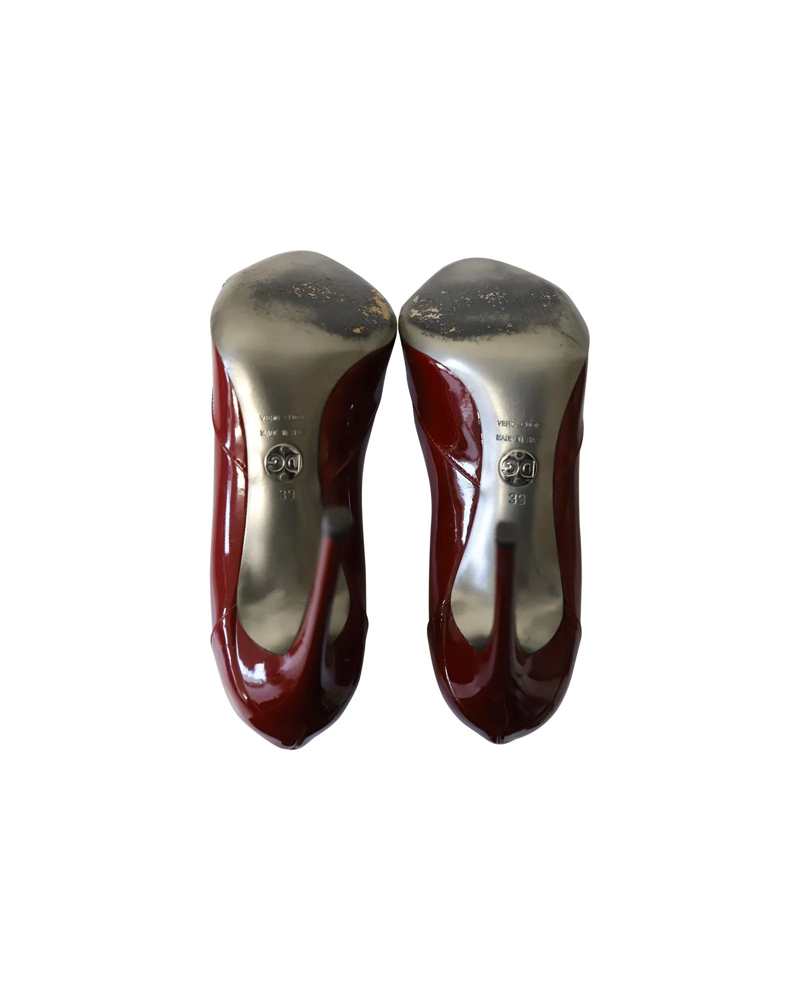 Red Patent Leather Stiletto Pumps