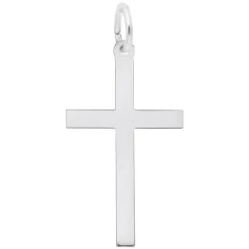 Rembrandt Charms - Large Plain Cross Charm - 4905