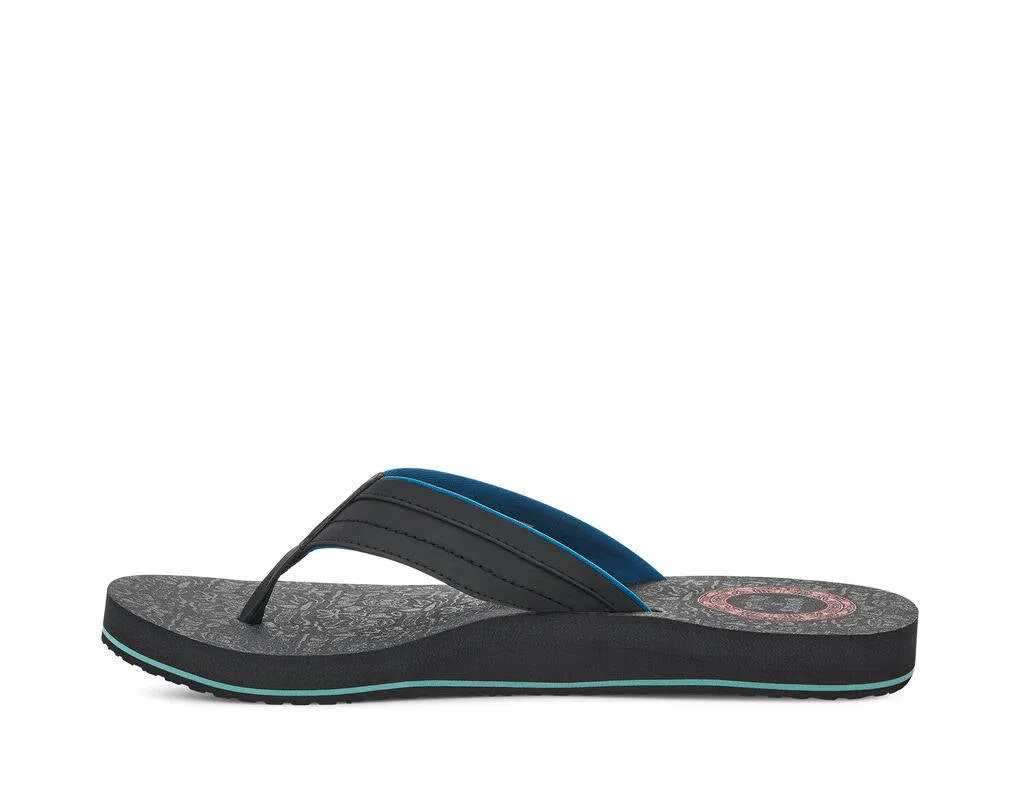 Sanuk Mens Ziggy ST X Stone Pirate Black