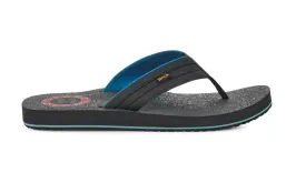 Sanuk Mens Ziggy ST X Stone Pirate Black