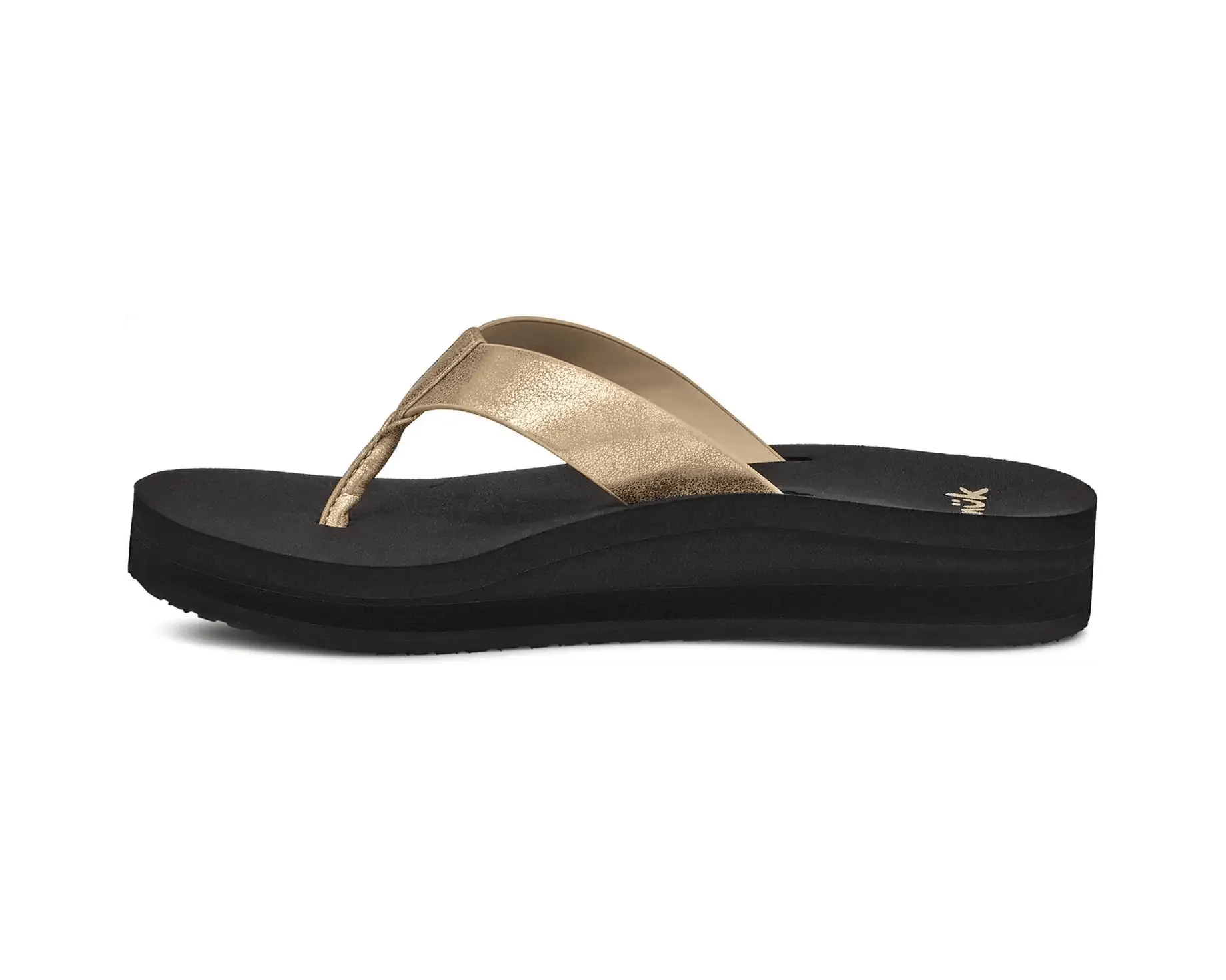 Sanuk Women’s Highland Metallic Sandal Champagne