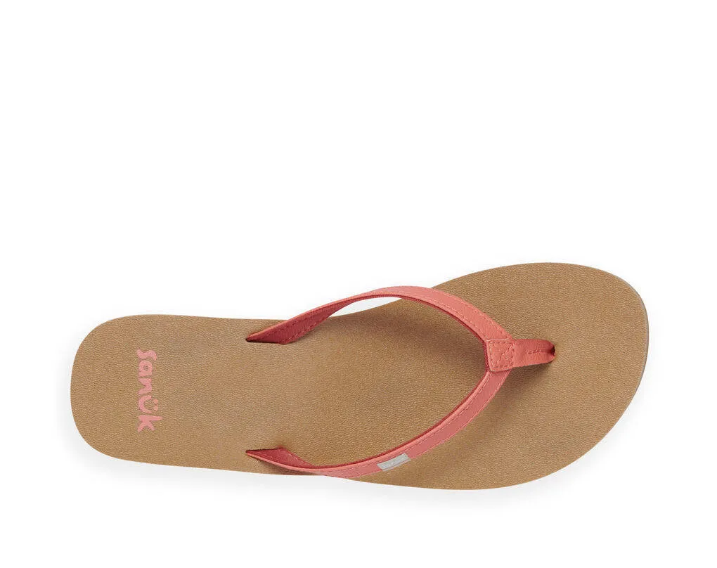 Sanuk Womens Yoga Joy Burnt Coral