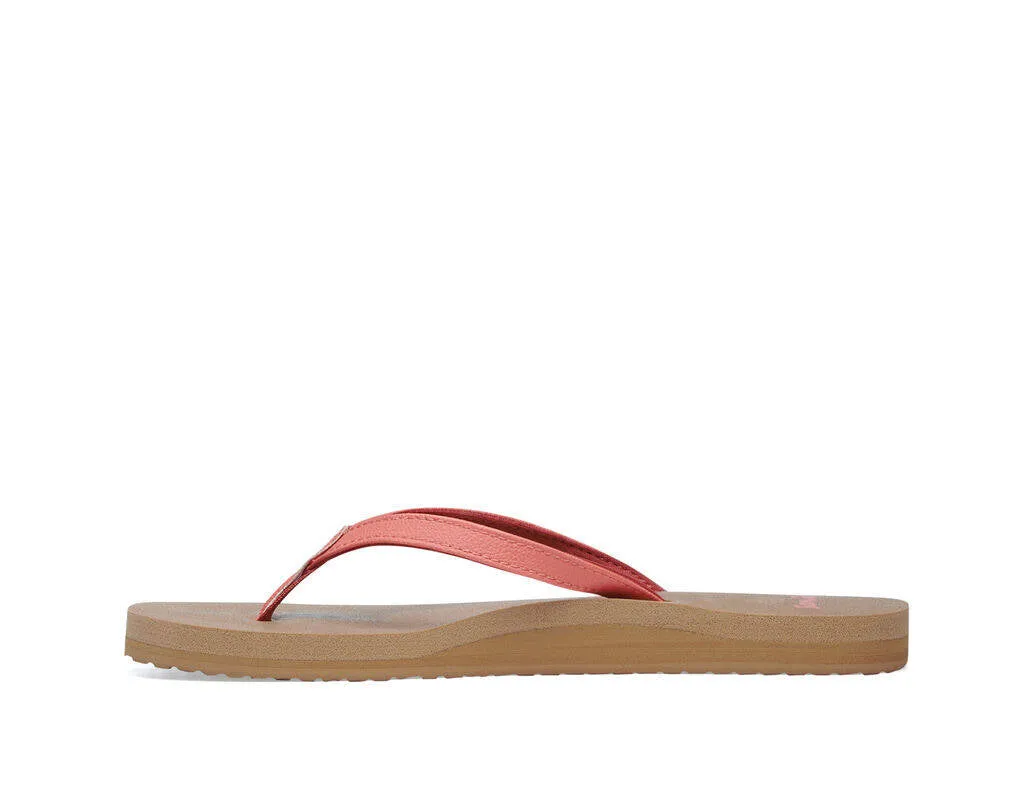 Sanuk Womens Yoga Joy Burnt Coral