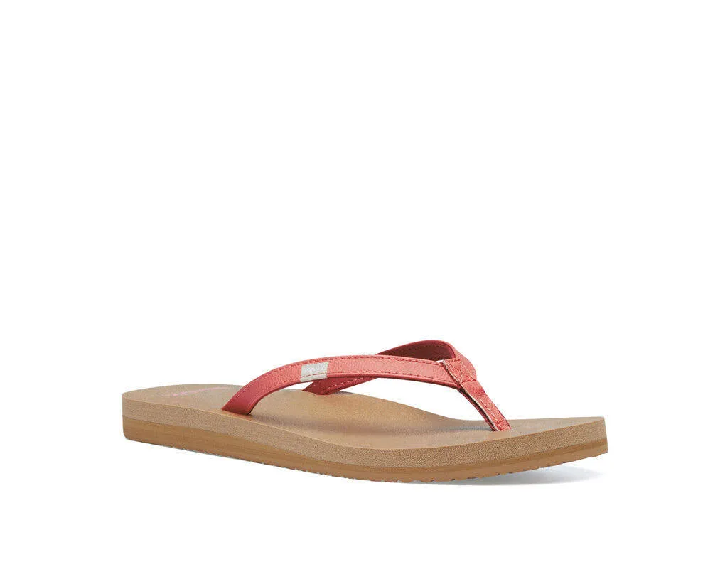 Sanuk Womens Yoga Joy Burnt Coral