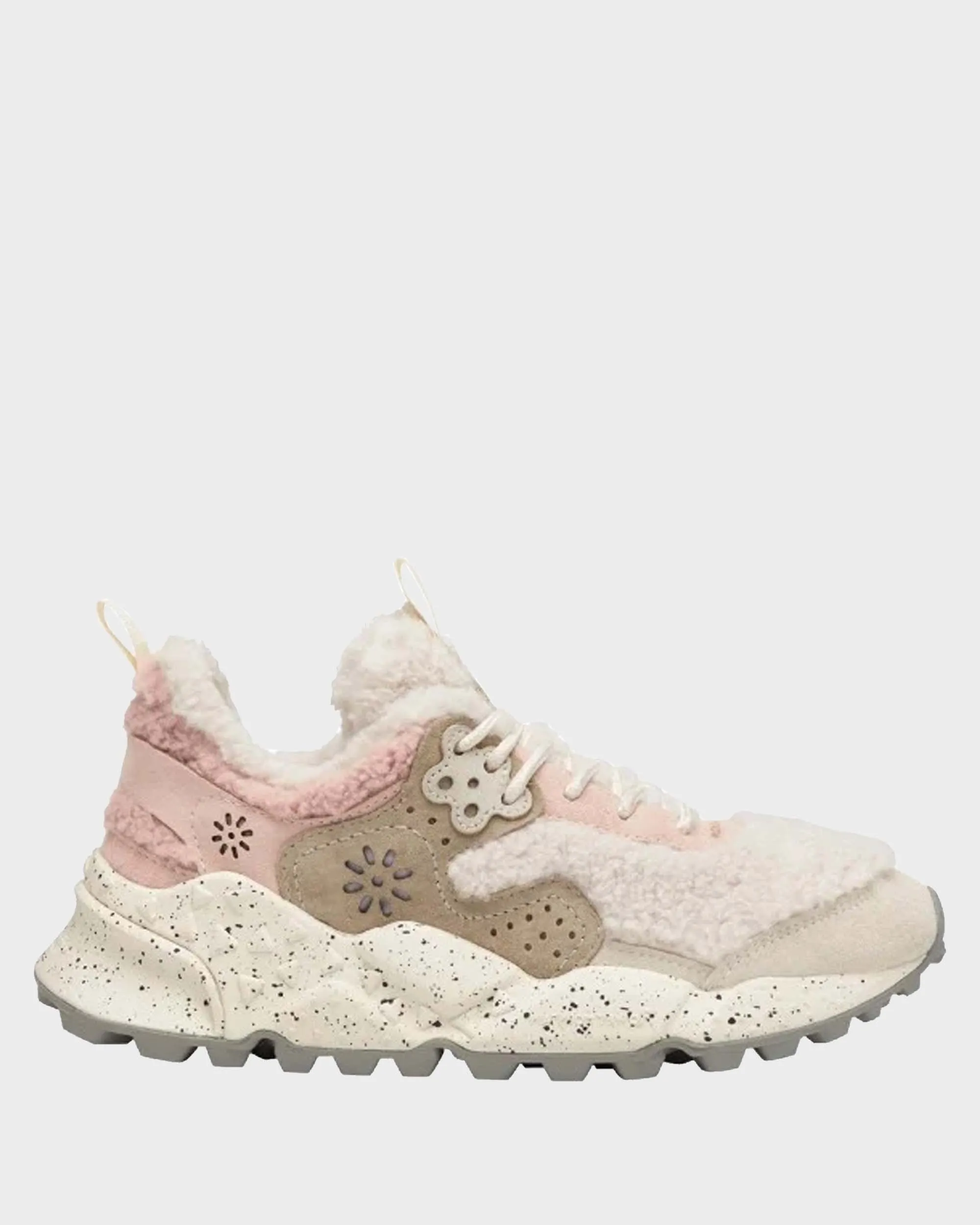 Sneakers KOTETSU Flower Mountain Bianco-Rosa