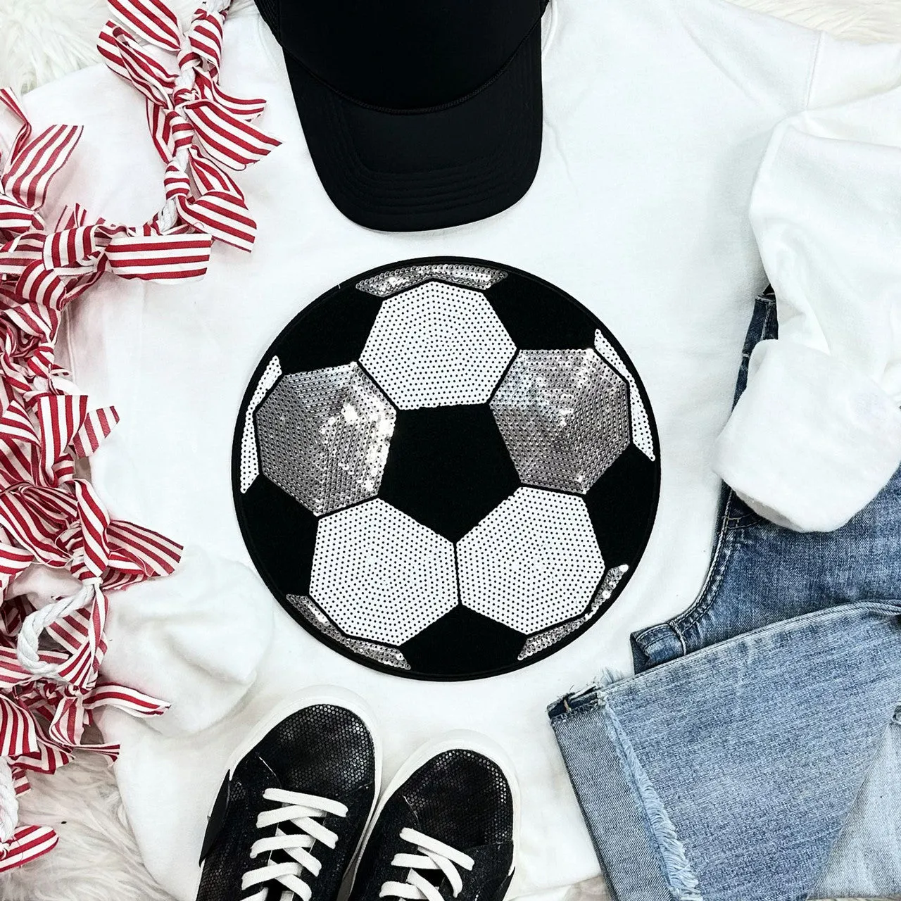 Soccer Sequin Patch