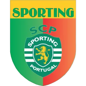 Sporting Soccer Team Flag Shield Style