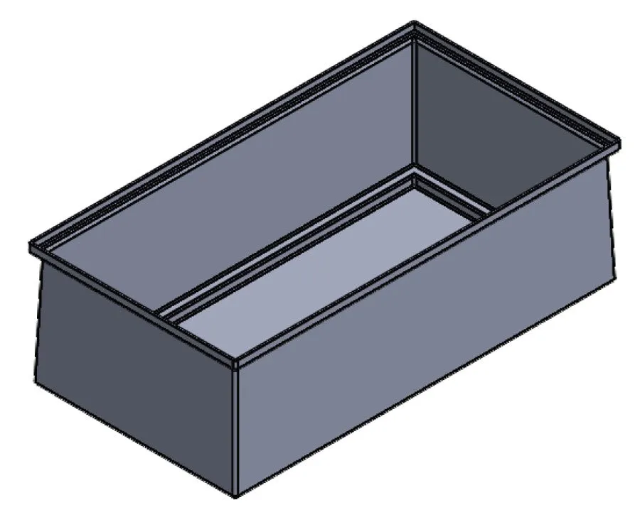 Stacking Base Bin Rectangular Flange (SB)