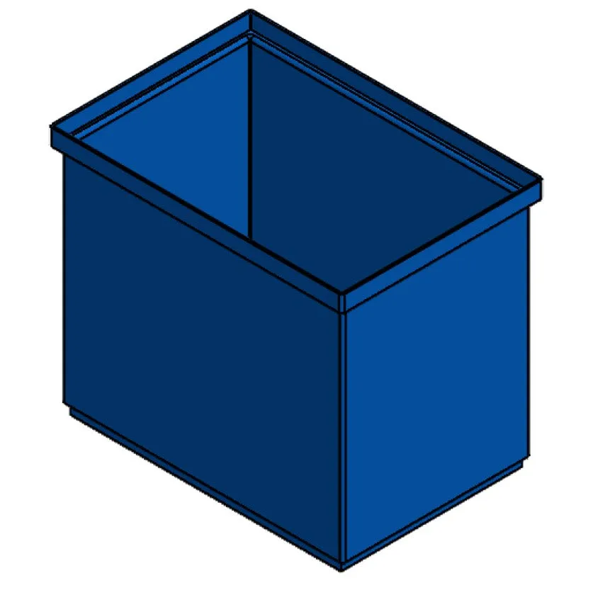 Stacking Base Bin Rectangular Flange (SB)