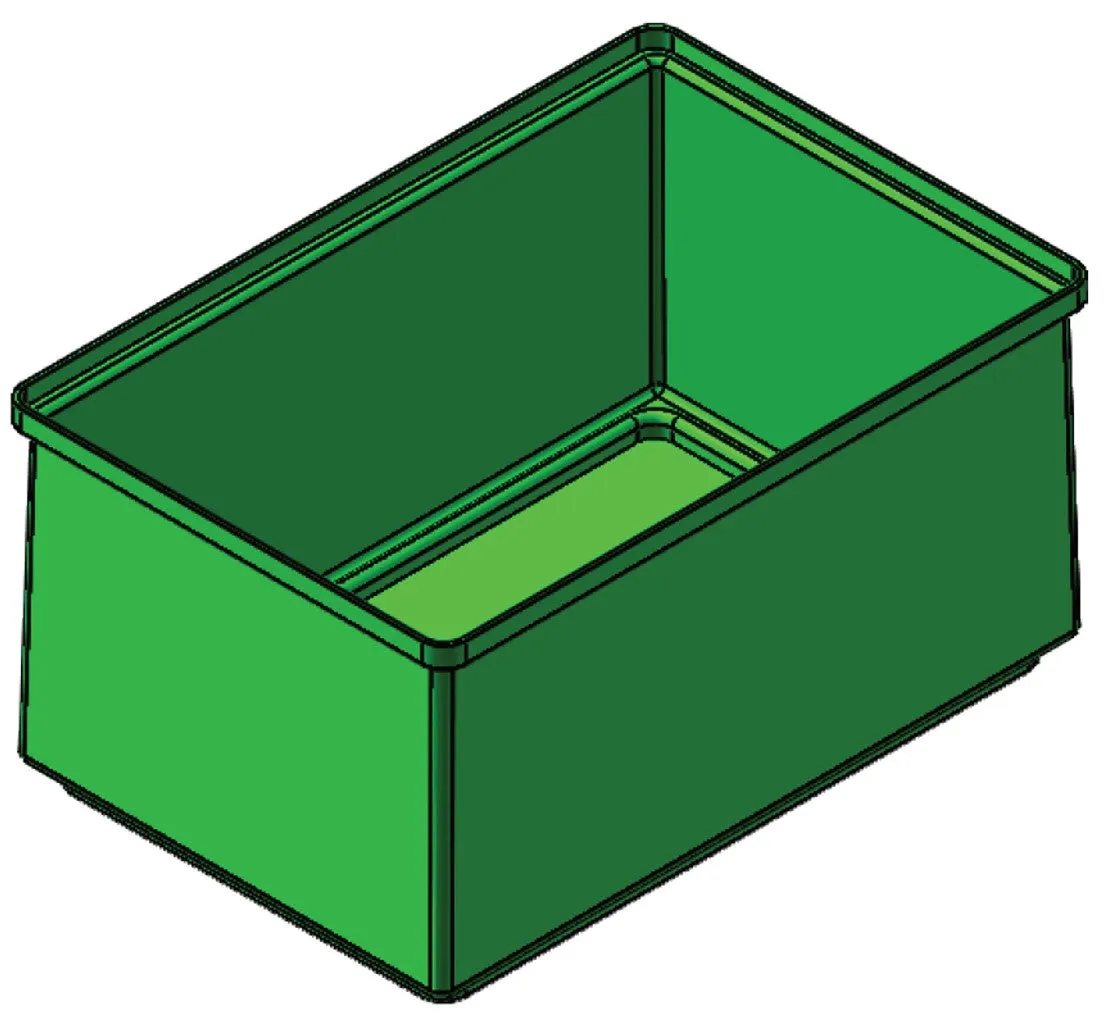 Stacking Base Bin Rectangular Flange (SB)