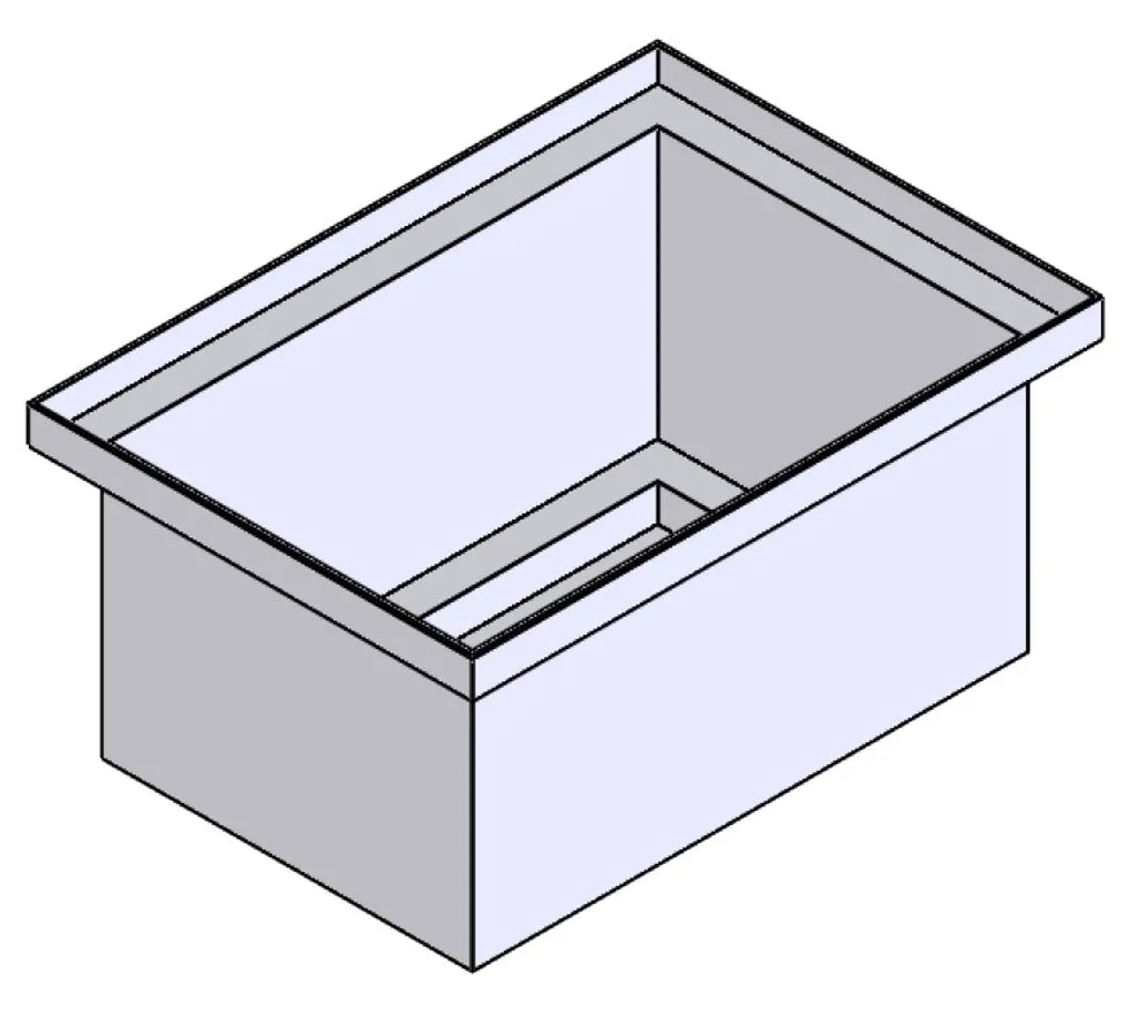 Stacking Base Bin Rectangular Flange (SB)