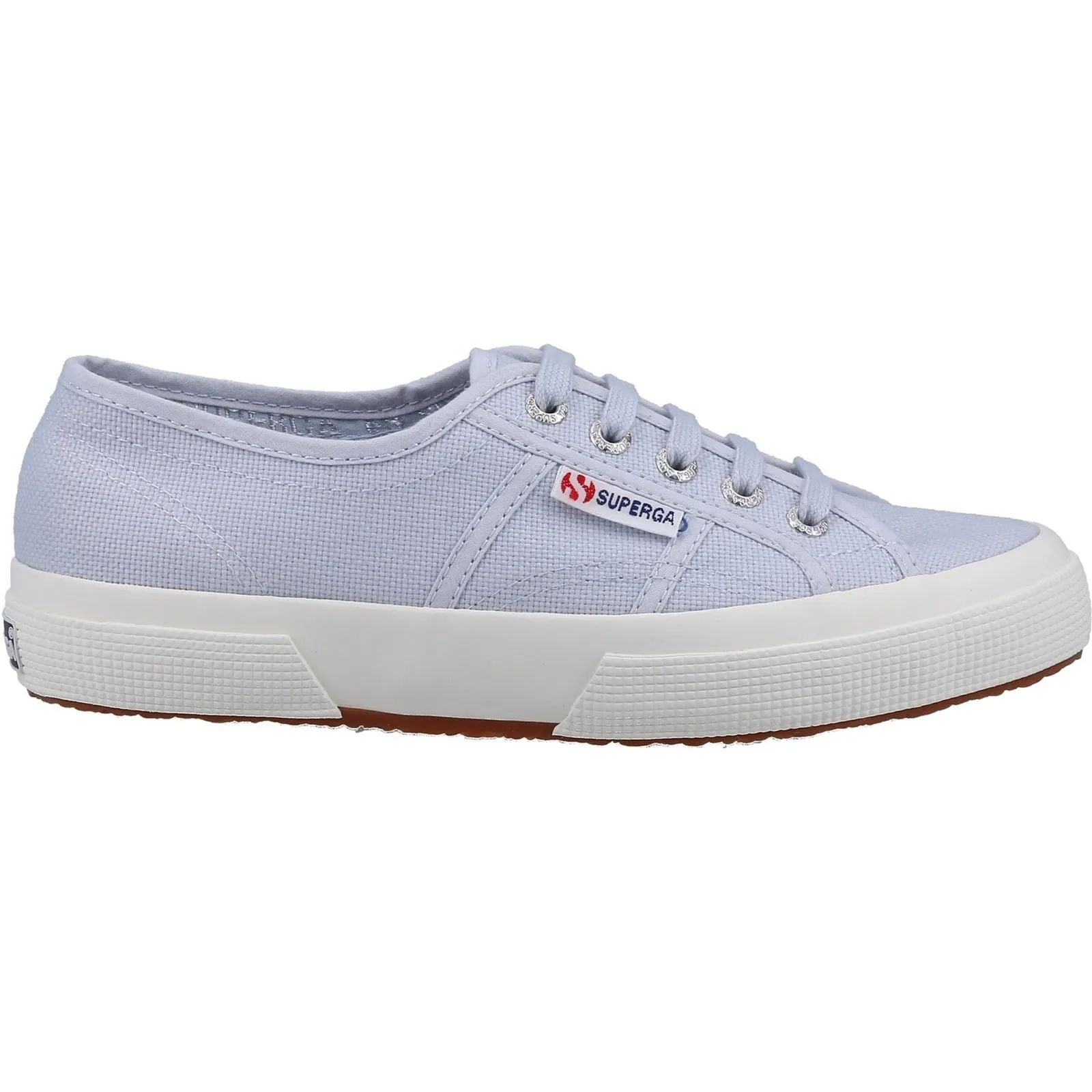 Superga 2750 Cotu Classic 100% Cotton Women's Grey Lilla Trainers