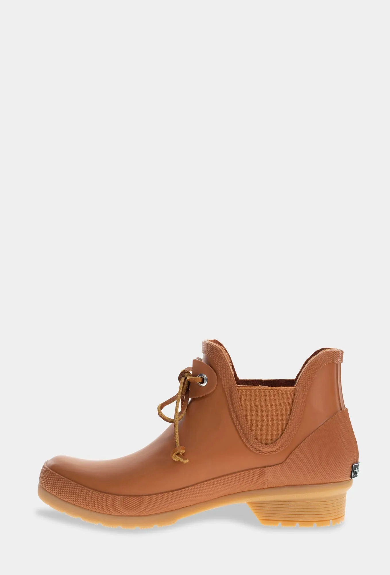 Tie Chelsea Rain Boot - Cognac