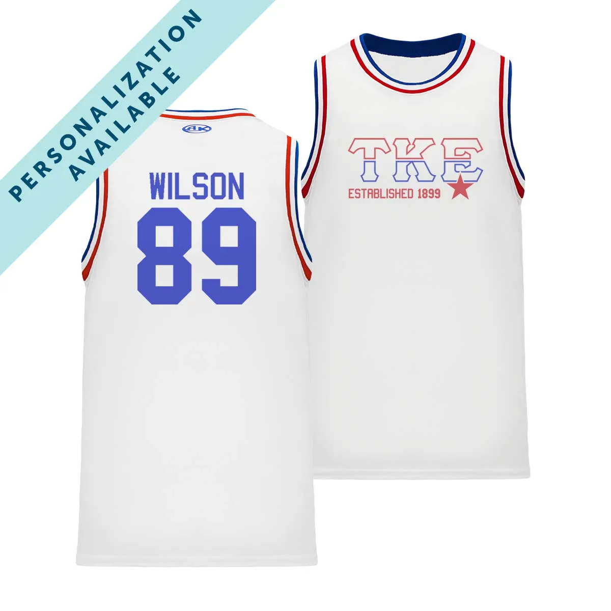 TKE Retro Block Basketball Jersey